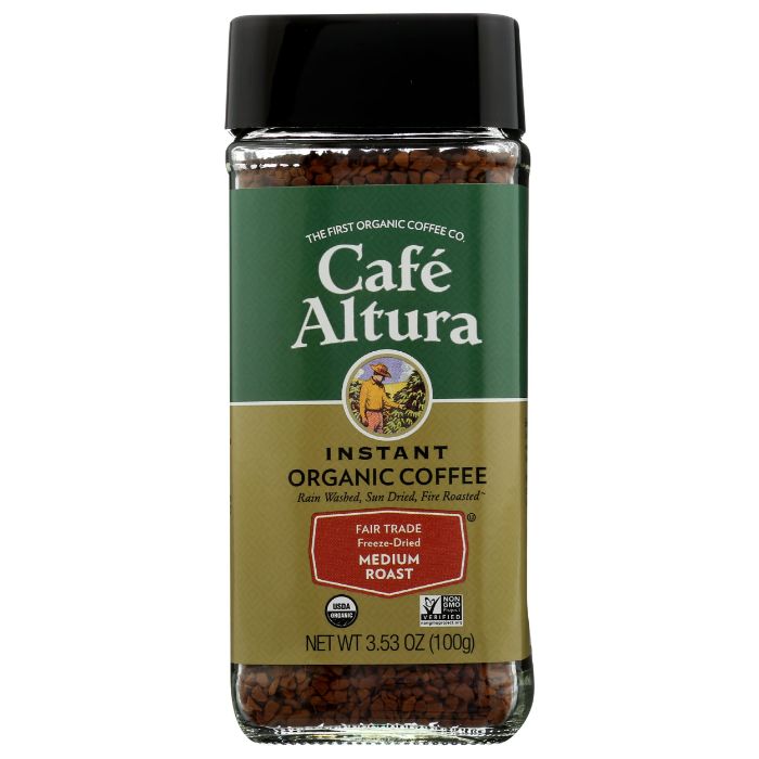 Café Altura – Organic Freeze-Dried Coffee, 3.5 oz | Pack of 6