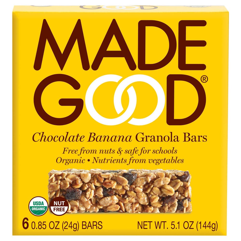 Madegood – Chocolate Banana Granola Bar, 5.1 OZ – (Pack of 6)