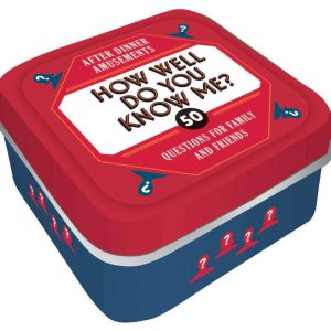 Chronicle Books – After Dinner Amusements: How Well Do You Know Me?