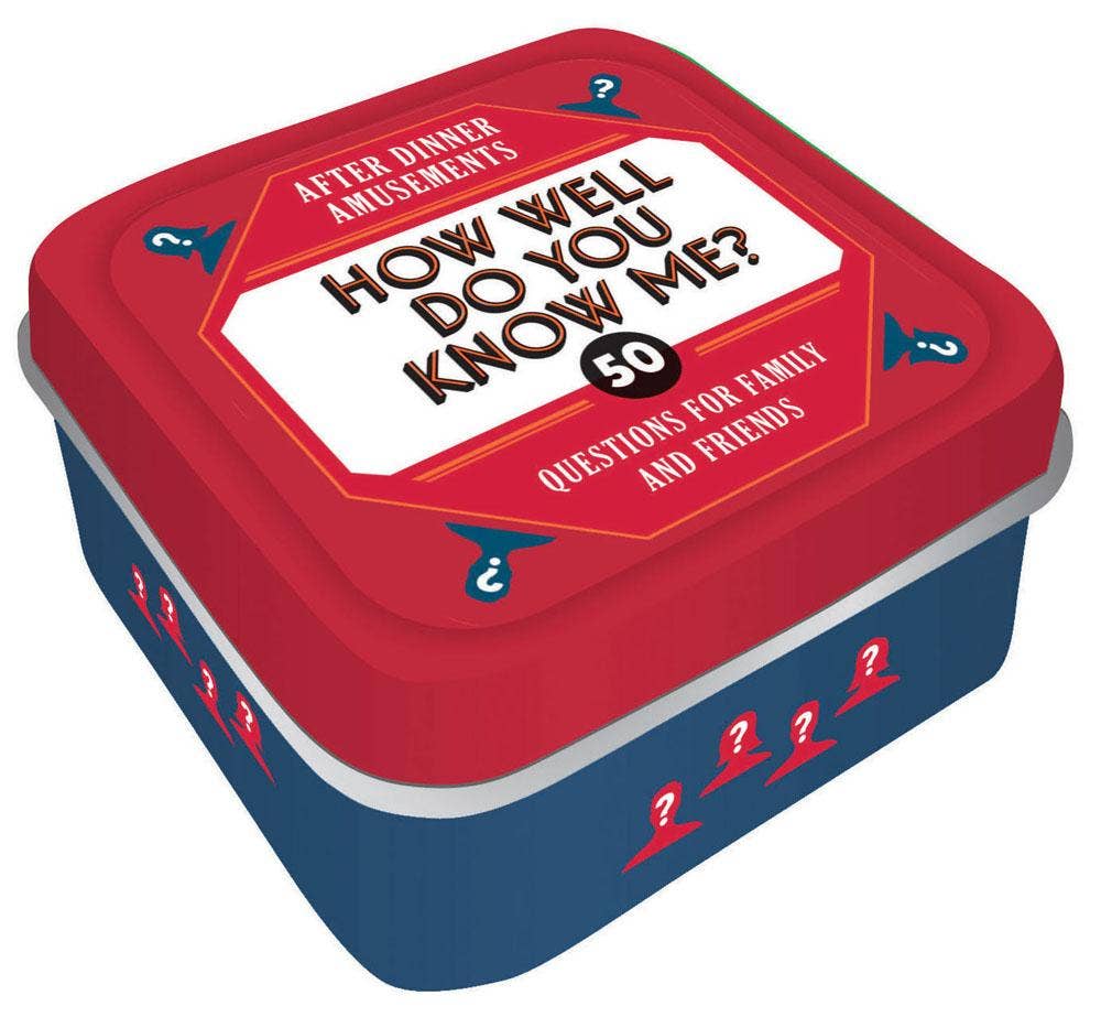 Chronicle Books – After Dinner Amusements: How Well Do You Know Me?