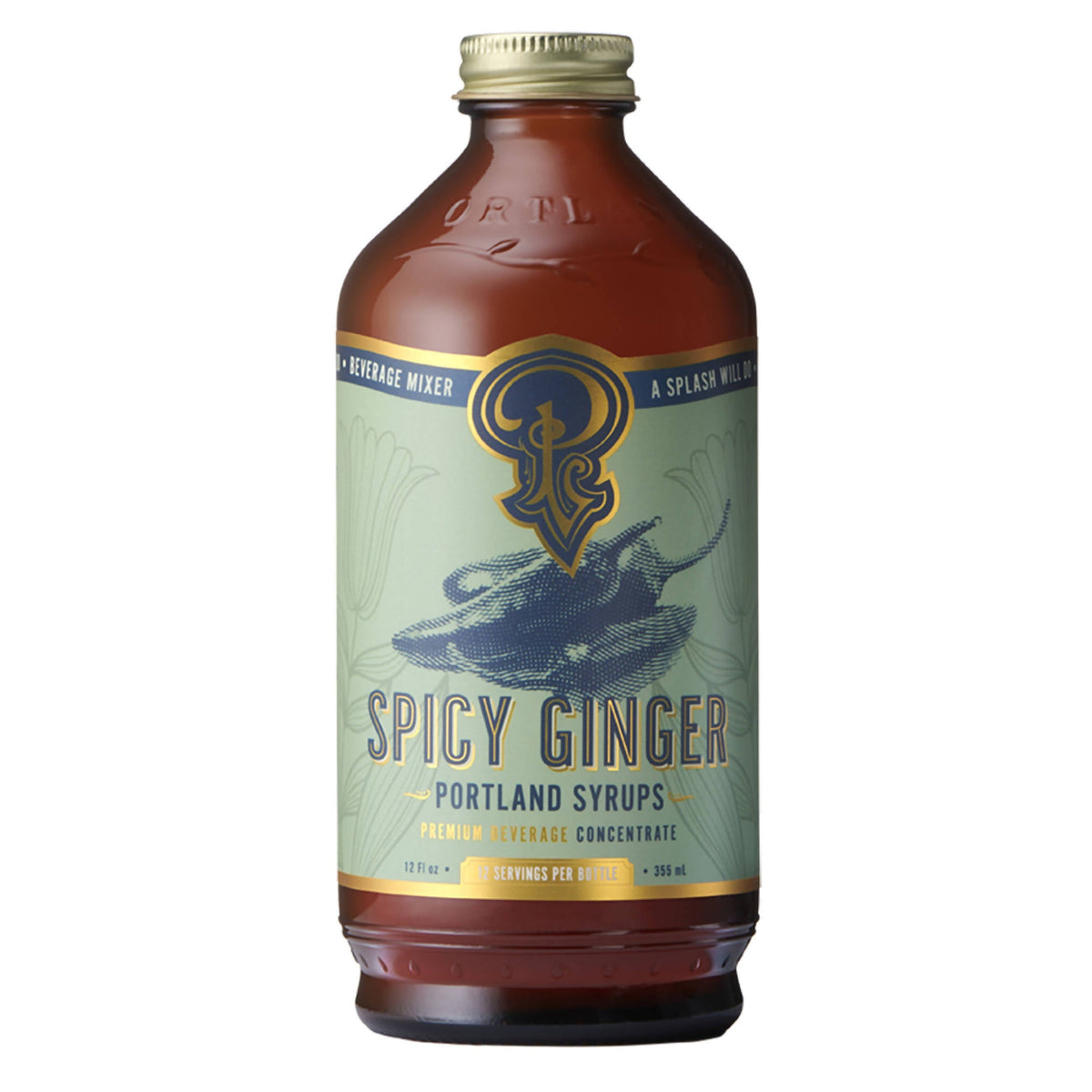 Spicy Ginger Syrup – 6 x 12 oz