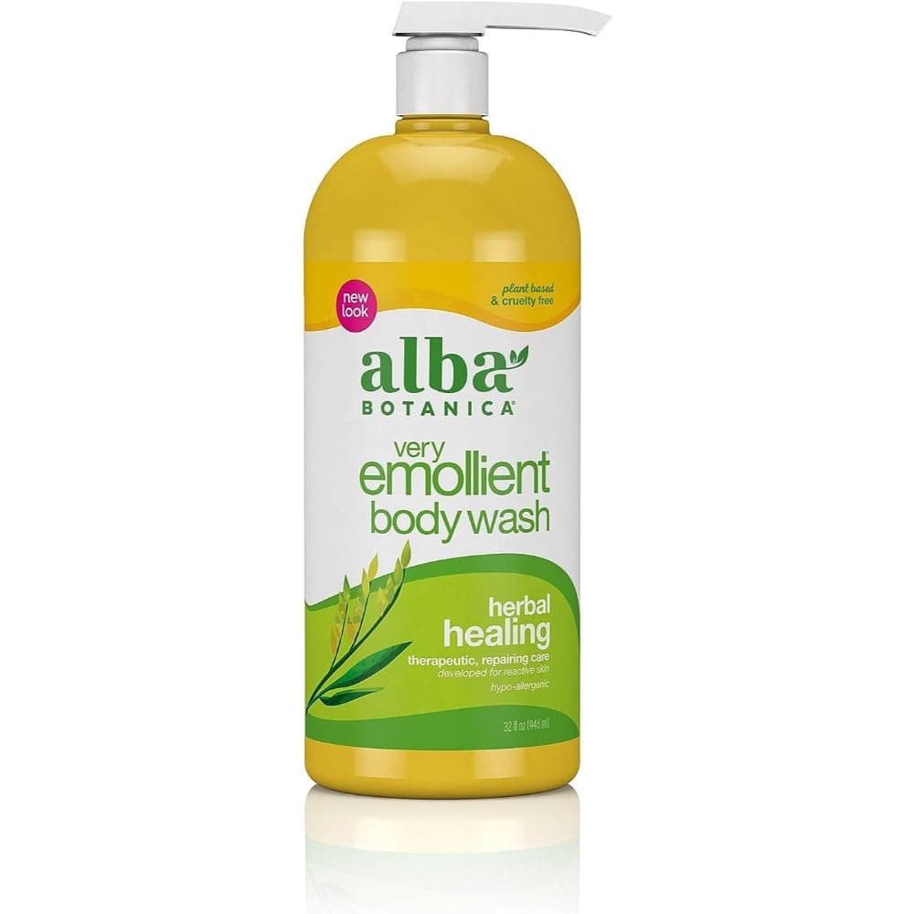Alba Botanica – Bath & Shower Gel Herbal Healing, 32 Oz