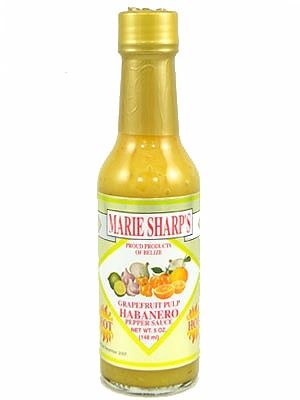 Marie Sharp’s Grapefruit Pulp Habanero Hot Sauce, 5oz.