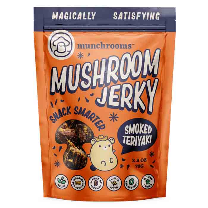 Munchrooms – Mushroom Jerky, 2.5oz | Multiple Flavors