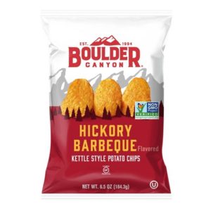 Boulder Canyon – Chip Cut Hickory BBQ, 6.5 Oz | Pack of 12