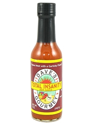 Dave’s Total Insanity Hot Sauce, 5oz.