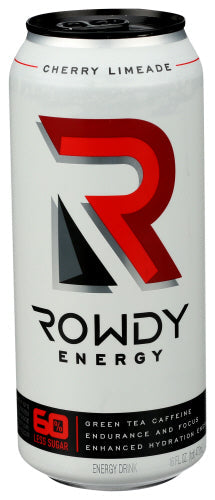 Rowdy Energy Drink Energy Cherry Lime 16 Fo – Pack Of 12