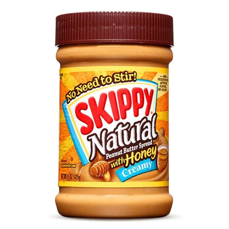 Skippy Natural Cramy Peanut Butter Spread With Honey