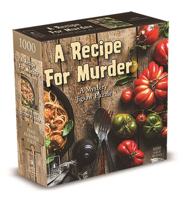 University Games – Recipe for Murder-Classic Mystery Jigsaw Puzzle