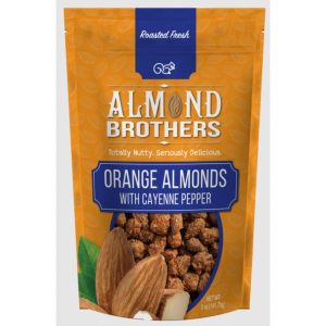 Almond Brothers – Almonds Orange With Cayenne Pepper, 5 Oz