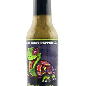 Angry Goat Pepper Co. Hippy Dippy Green Hot Sauce, 5oz.
