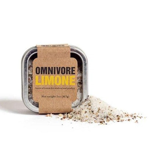 Omnivore Limone Salt 2 oz. Tin – 6 Tins x 2 oz case