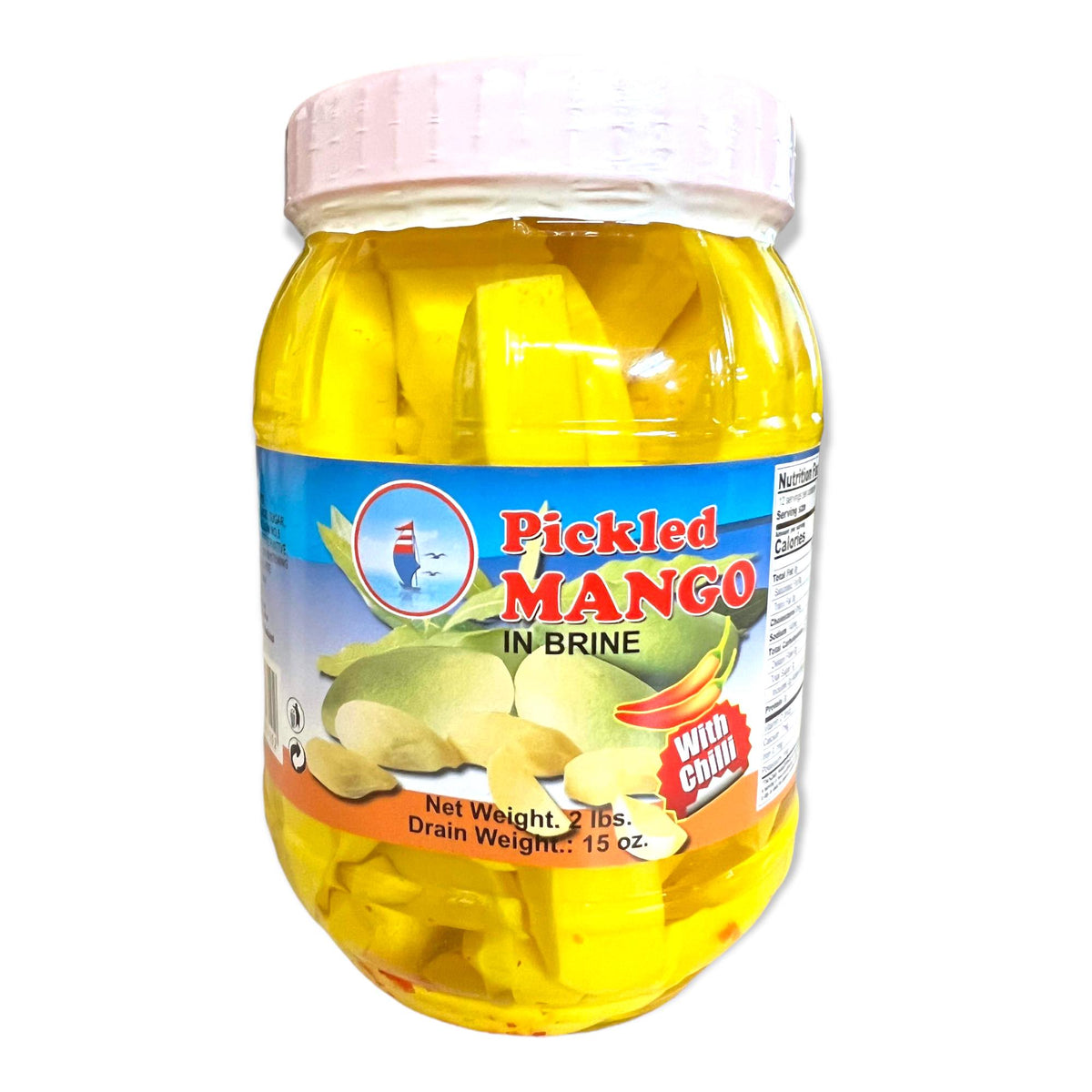 TL Pickled Mango with Chili in Brine – 15 OZ
