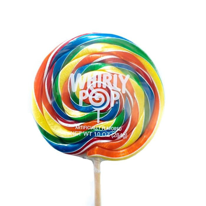 Rainbow Whirly Pop – 10 oz – Each