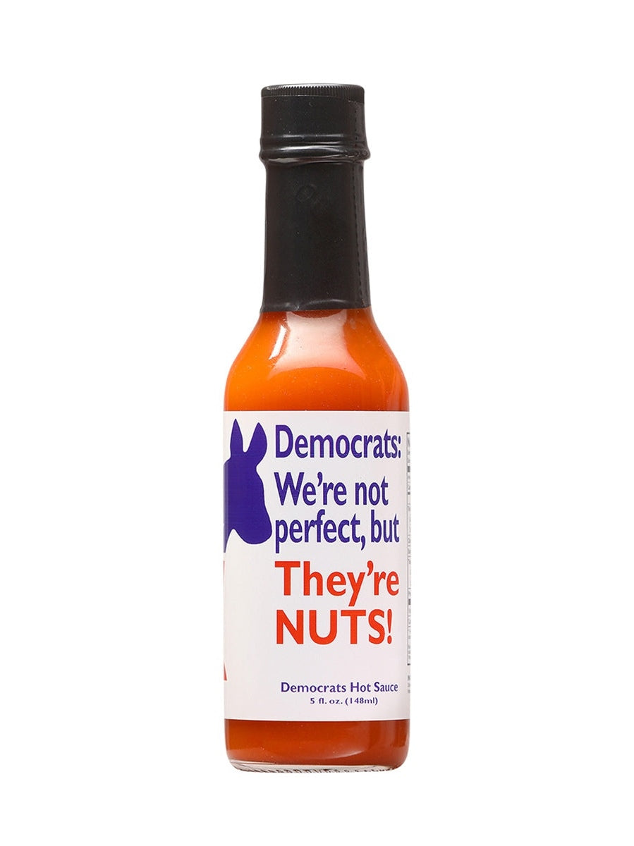 Hot Sauce Democrats We’re not perfect, but They’re NUTS! 5 oz Heat 6 P
