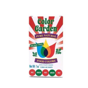 Color Garden – Pure Natural Food Colors Holiday Pack, 1 Oz (Pack Of 12