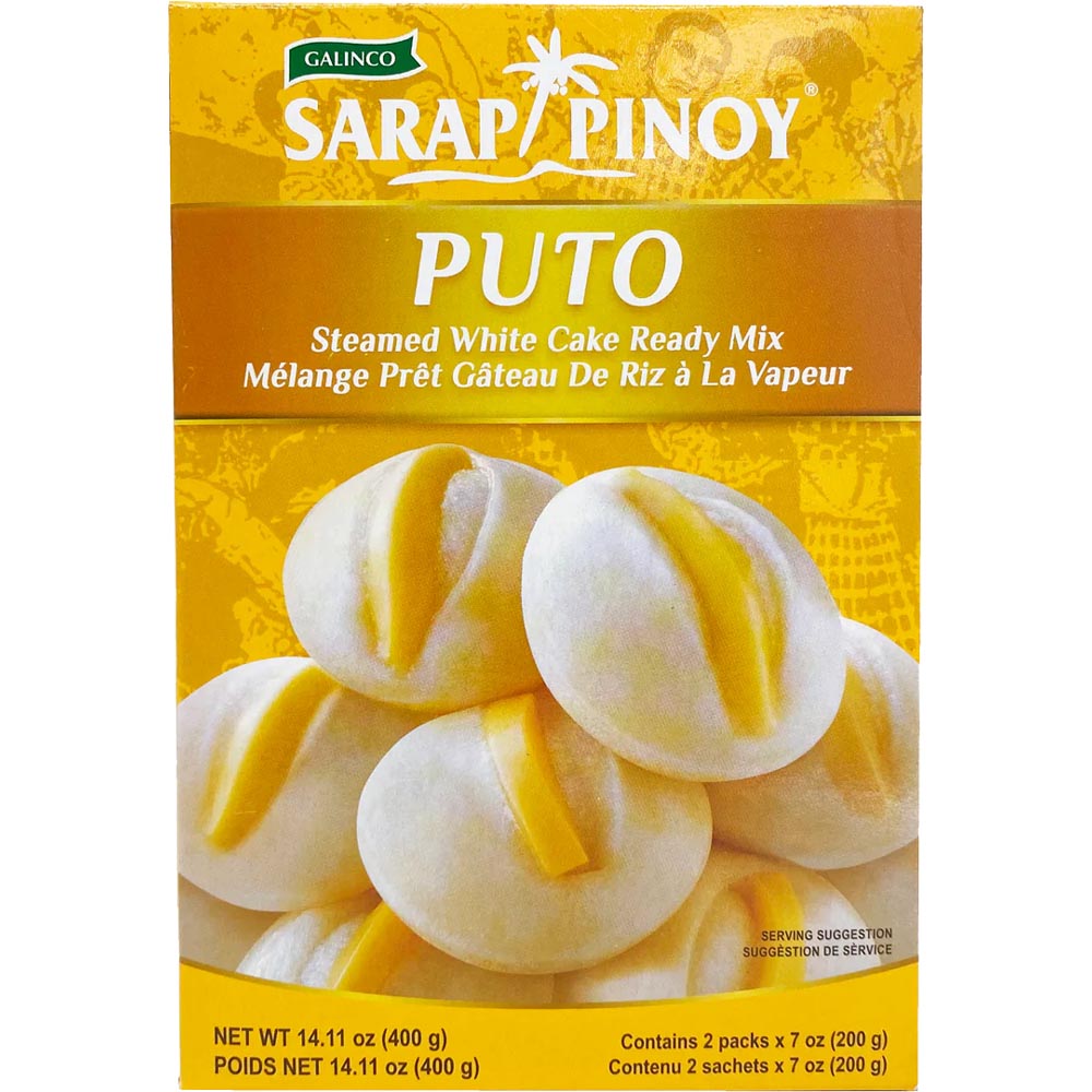 Galinco – Sarap Pinoy – Puto – Steamed White Cake Ready Mix – 400 G