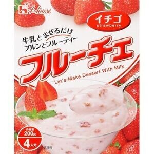 Very Rich & Delicious, “Furuche”, Milk & Fruits Jelly Mix, Strawberry flavor, 200g