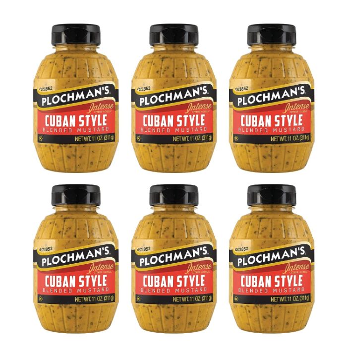Plochmans Mustard Cuban 11 Oz – Pack Of 6
