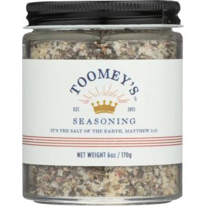 Toomey’s – Peppercorn Salt Garlic Seasoning