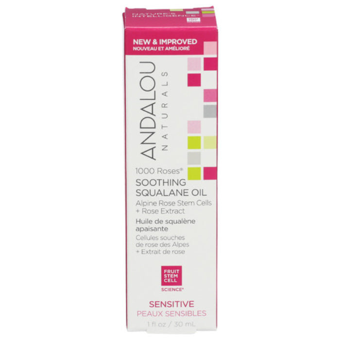 Andalou Naturals – Oil Soothing Squalane, 1 fl oz