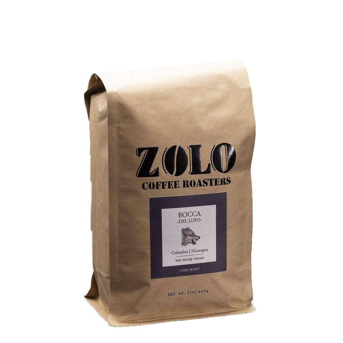 Bocca Del Lupo Coffee Beans (Dark Roast) Bags – 2 LB