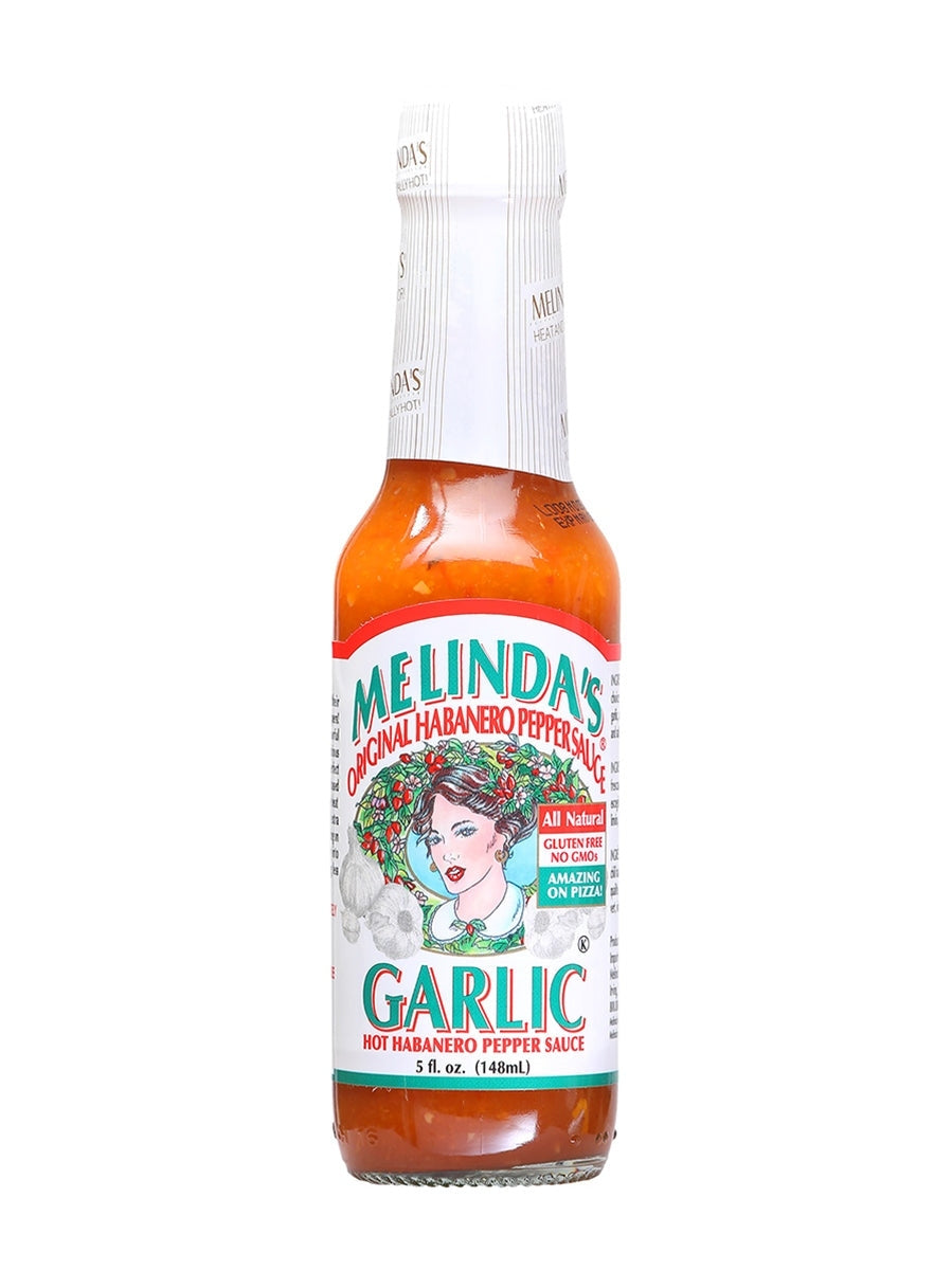Hot Sauce Melindas Original Garlic Habanero 5 oz Heat 4