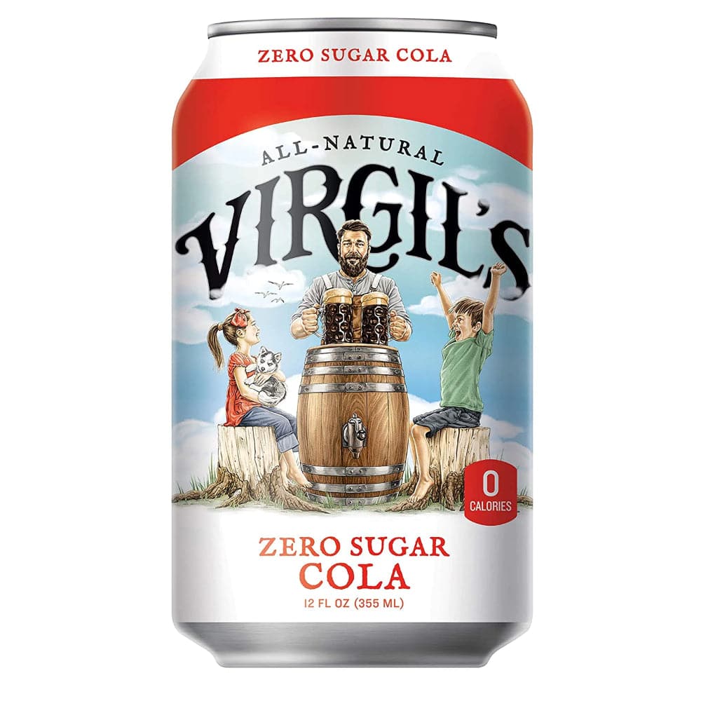 Virgil’s – Zero Sugar Cola Drink, 48 fl oz (4-Pack) | Pack of 6