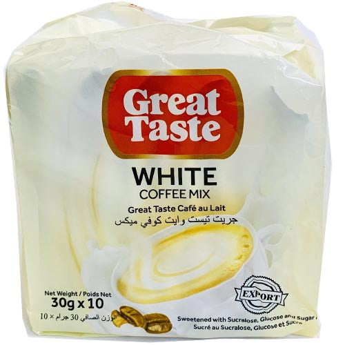 Great Taste – White Coffee Mix – 10 Pack Sachet – 30g