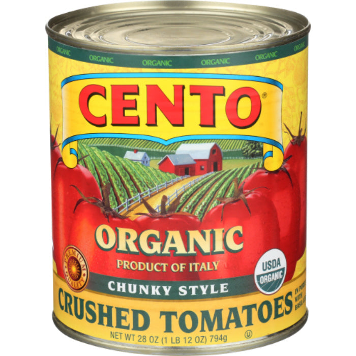 Cento – Organic Crushed Tomatoes, 28 Oz | Pack of 6