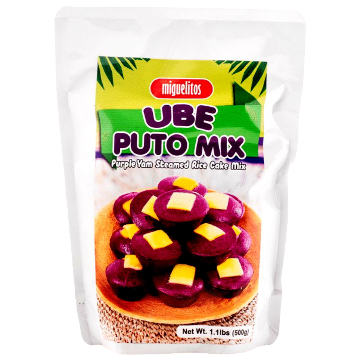 Miguelitos – UBE Puto Mix – Purple Yam Steamed Rice Cake Mix – 500 G