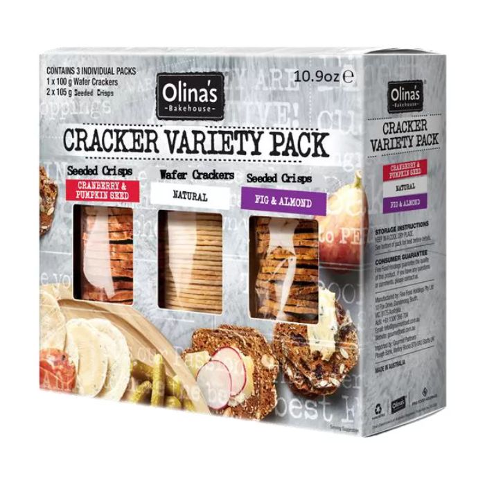 Olinas Bakehouse Cracker Variety Pack 10.9 Oz – Pack Of 7