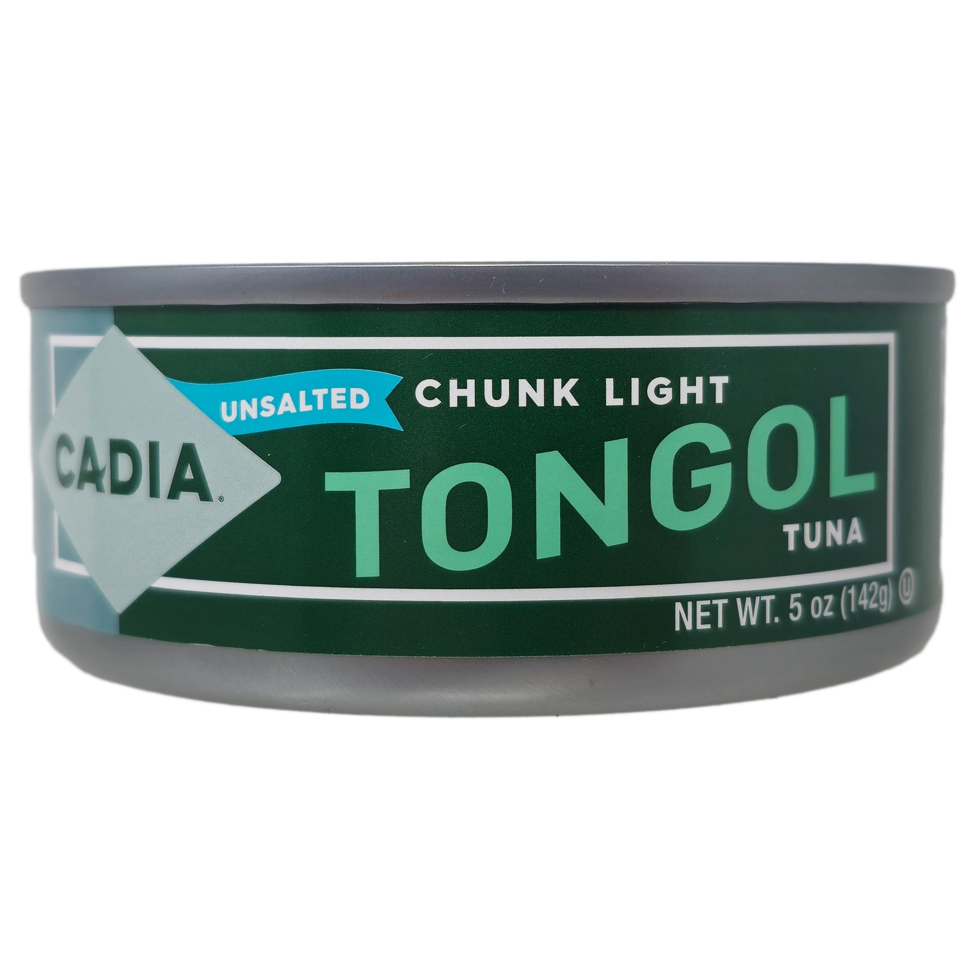 Cadia Unsalted Chunk Light Tongol Tuna – 5oz.
