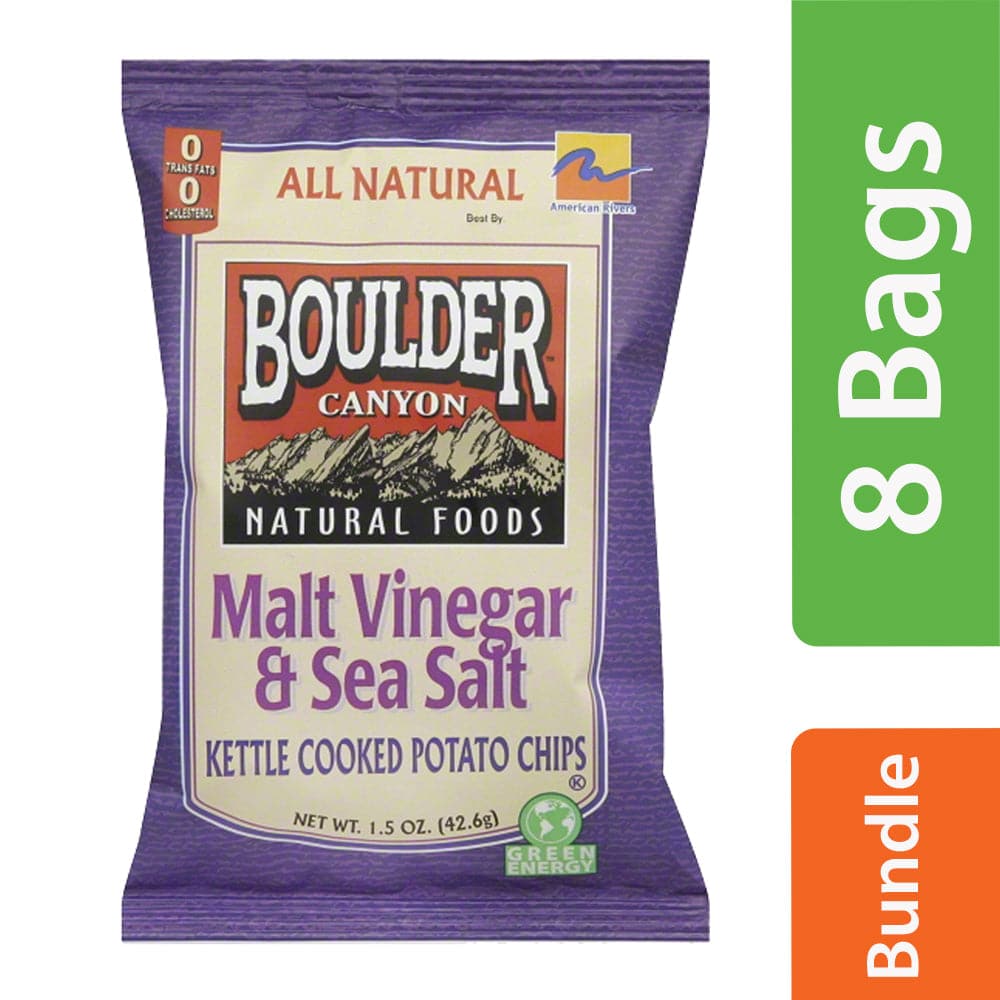 Boulder Canyon – Potato Chips Malt Vinegar & Sea Salt, 1.5 Oz