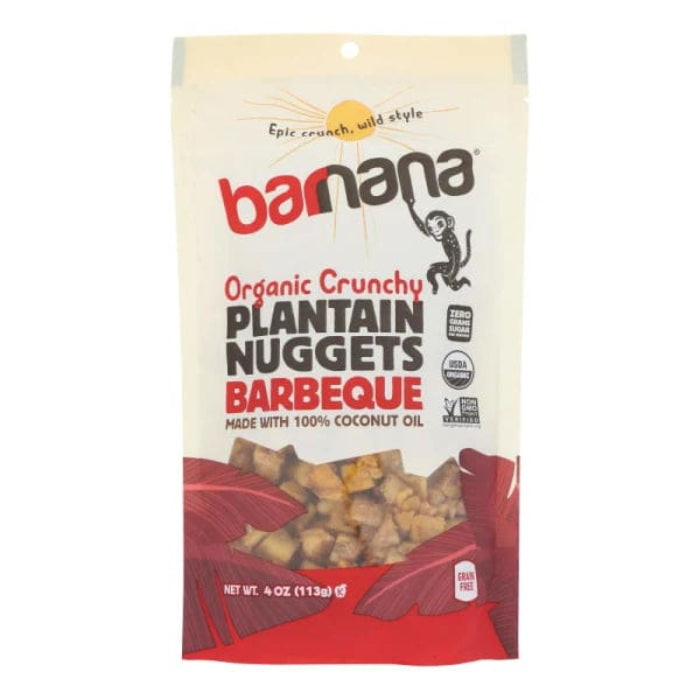 Barnana – Nuggets Plantain BBQ Organic, 4 Oz – Pack of 6