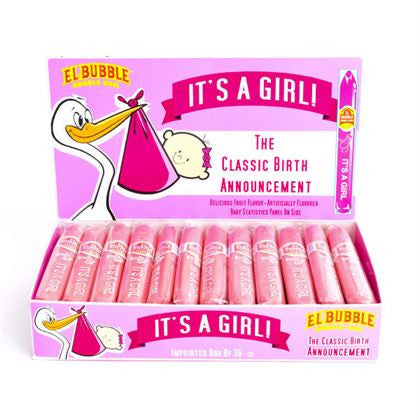 It’s A Girl Bubble Gum Cigars