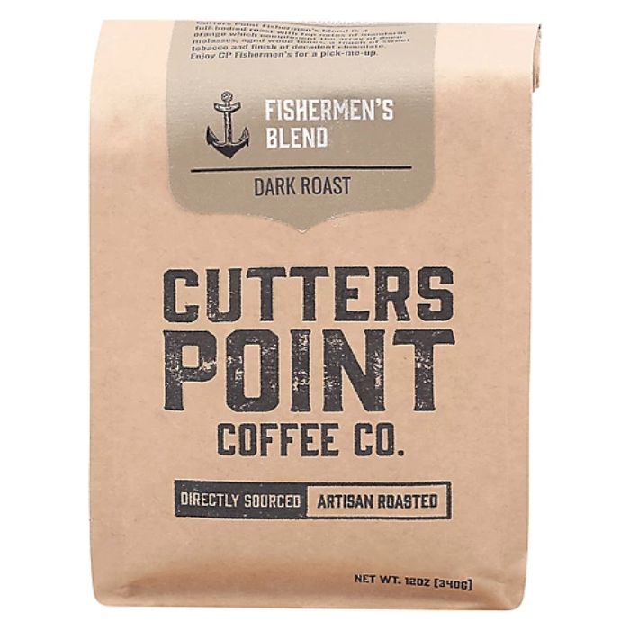 Cutters Point Coffee Co. – Ground Fishermen’s Blend Coffee, 12 Oz (Pac