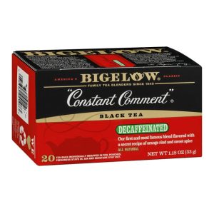 Bigelow – Decaf Constant Comment Tea, 20 Bags, 1.18 oz | Pack of 6