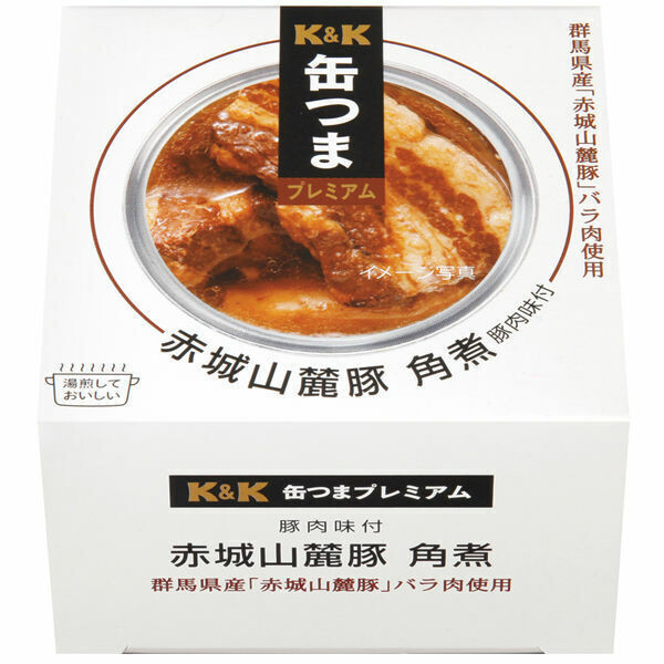 Kokubu, Kantsuma, “Buta Kakuni”, Cooked Pork with Soy Sauce 150g, Canned