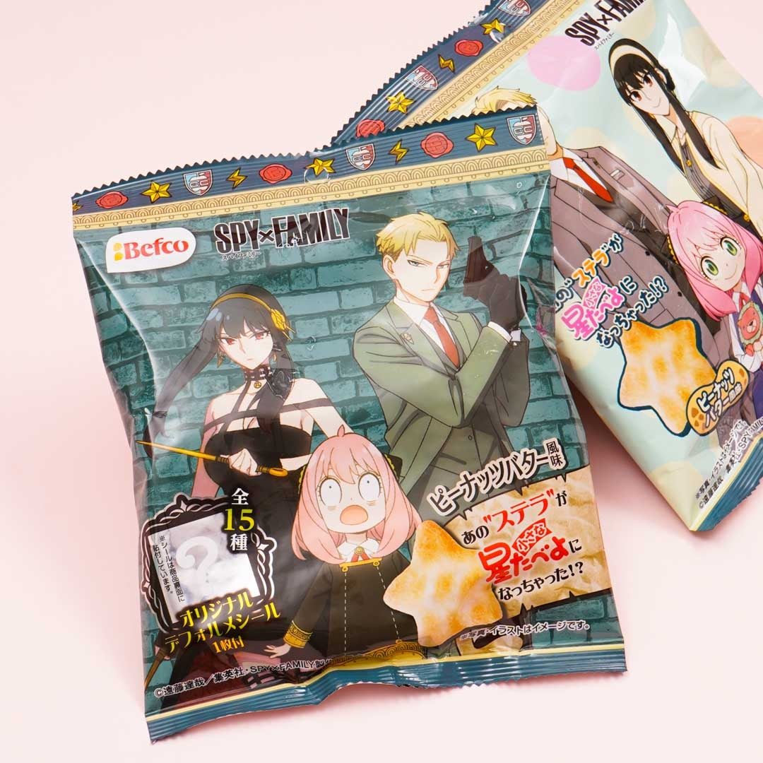 SPY x FAMILY Kuriyama Hoshitabeyo Rice Crackers – Peanut Butter