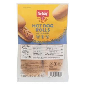 Schar – Gluten-Free Hot Dog Rolls, 8oz