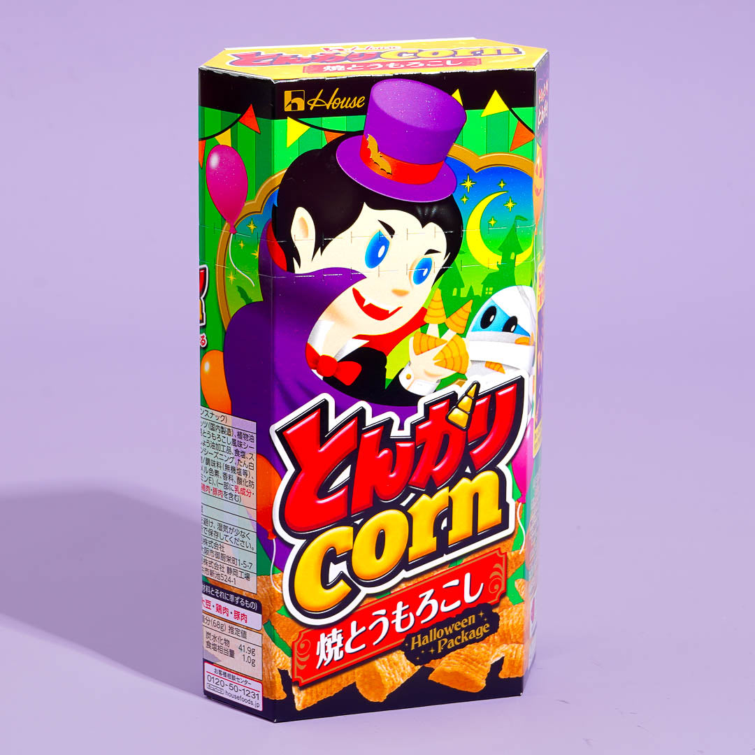 Tongari Corn Snacks Halloween Box – Spicy Roasted Corn