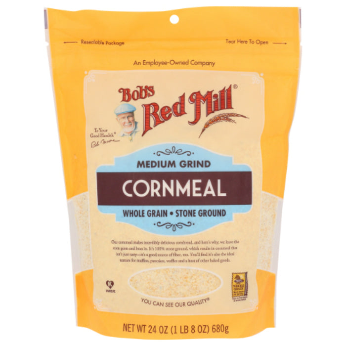 Bob’s Red Mill – Cornmeal, Medium Grind, 24 OZ – Pack of 4
