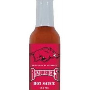 Collegiate Hot Sauce – Arkansas Razorbacks, 5oz.
