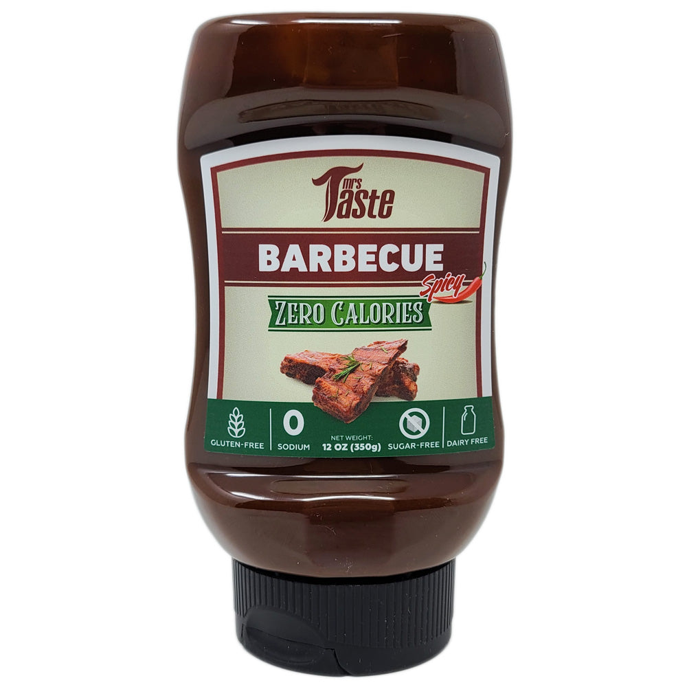 Mrs. Taste Zero Sodium Spicy Barbecue Sauce – 12oz.
