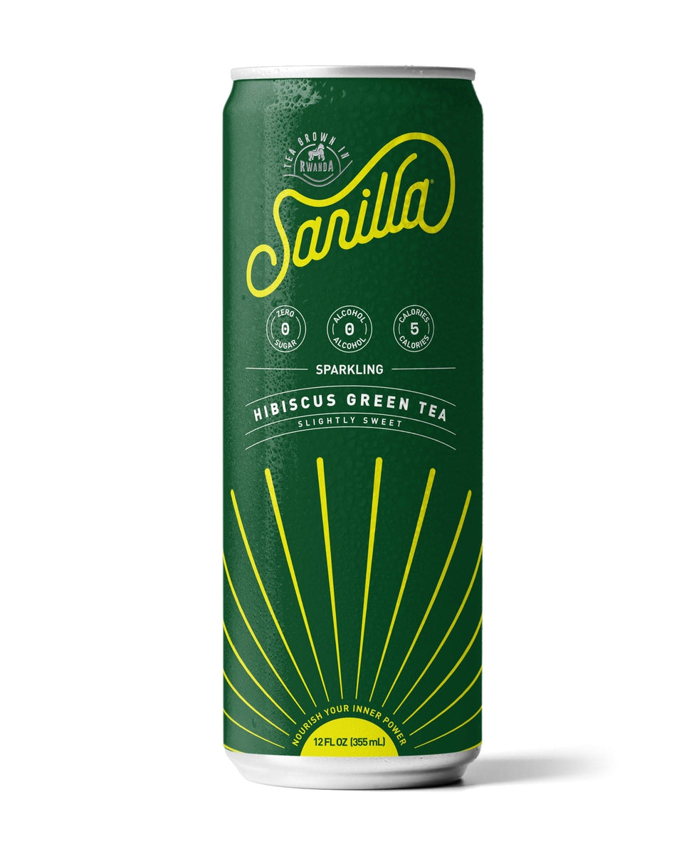 Sarilla Organic Antioxidant Green Tea Spritzer – 12 Cans