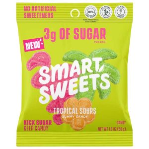 SmartSweets – Tropical Sours Gummy Candy, 1.8oz