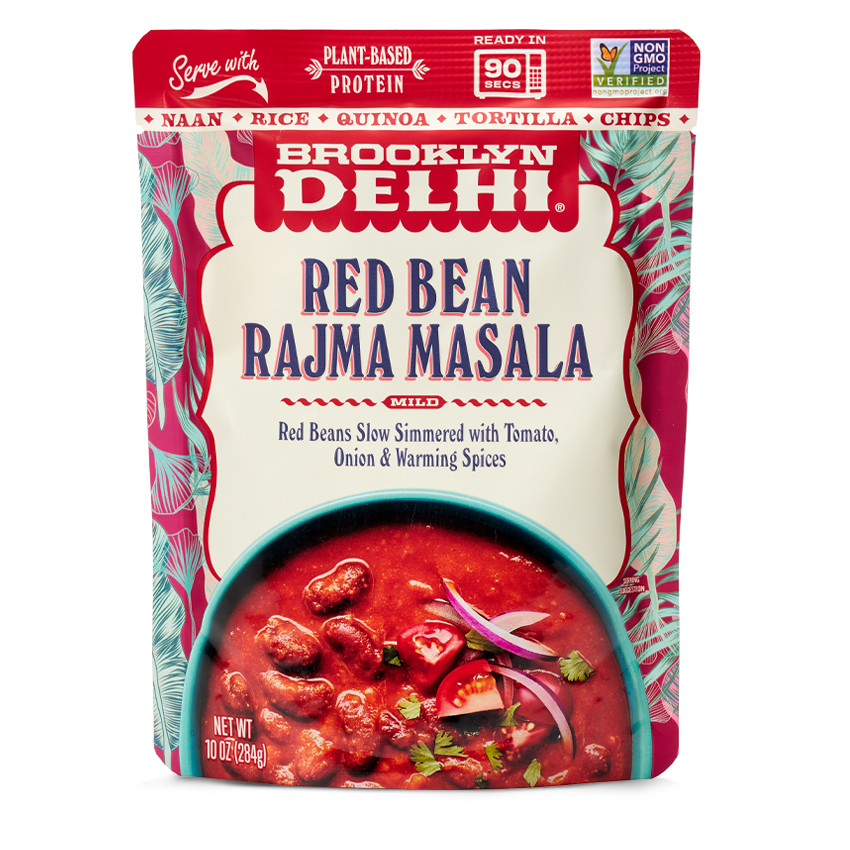 Brooklyn Delhi Red Bean Rajma Masala Pouch – 6 pouches case
