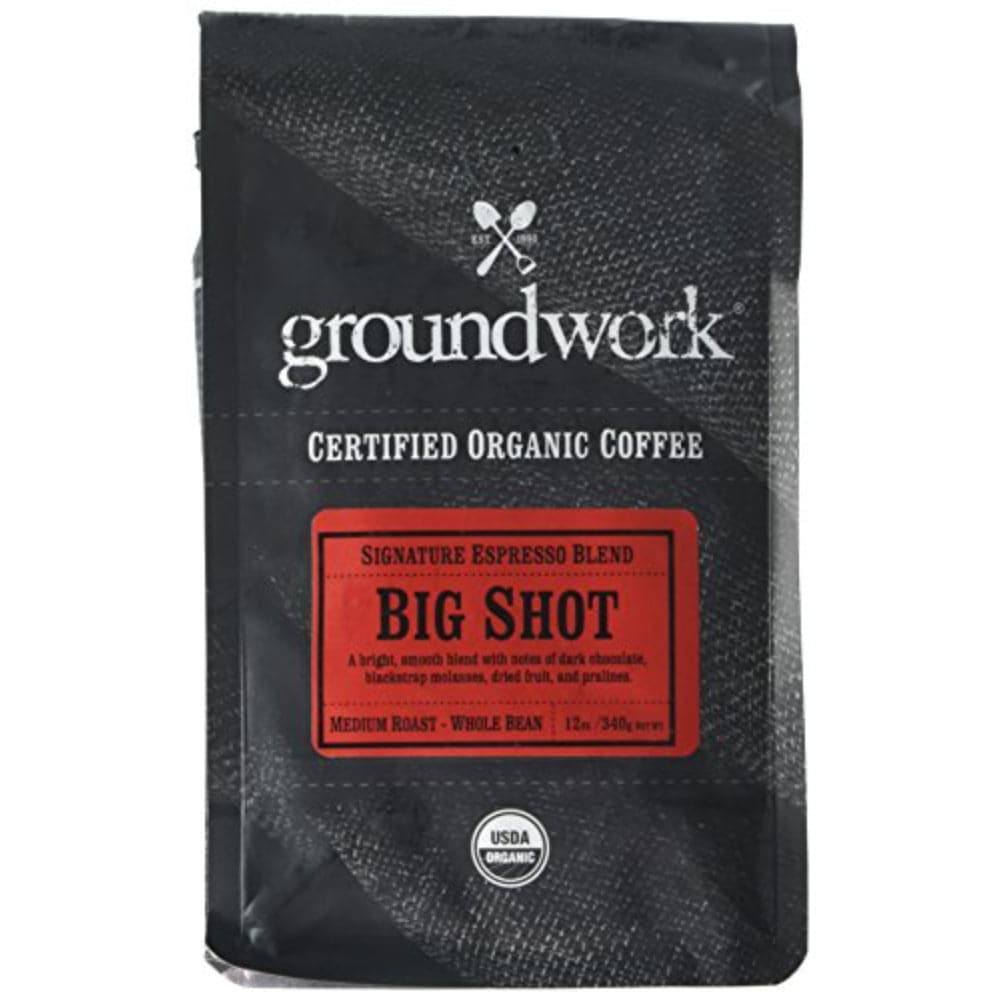 Groundwork – Certified Organic Whole Bean Coffee Big Shot
