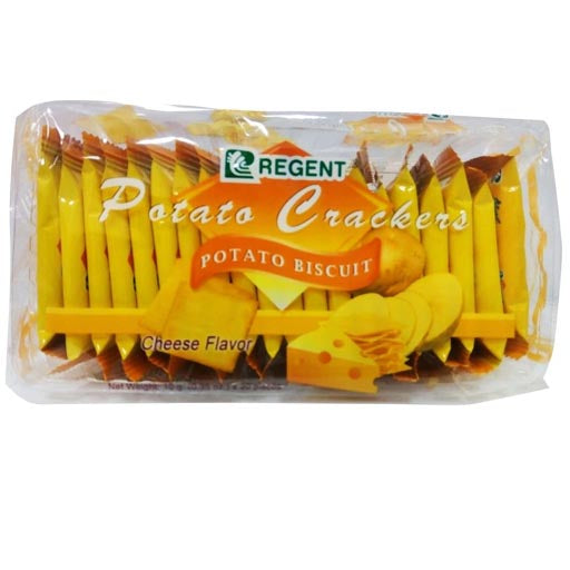 Regent – Potato Crackers – Potato Biscuit – Cheese Flavor – 20 Pack – 200 G